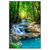 Led Wandbild Tropischer Wasserfall Hochformat Produktvorschau Frontal