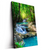Led Wandbild Tropischer Wasserfall Hochformat Produktvorschau Seitlich