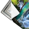 Led Wandbild Tropischer Wasserfall Querformat Materialvorschau