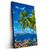 Led Wandbild Tropisches Inselparadies Hochformat Produktvorschau Seitlich