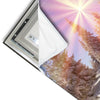 Led Wandbild Verschneiter Wald Hochformat Materialvorschau