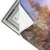 Led Wandbild Verschneiter Wald Panorama Materialvorschau