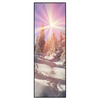 Led Wandbild Verschneiter Wald Schmal Produktvorschau Frontal