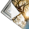 Led Wandbild Verzauberte Winterlandschaft Quadrat Materialvorschau