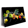 Led Wandbild Viele Fruechte Querformat Produktvorschau Seitlich