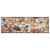 Led Wandbild Viele Muscheln Panorama Produktvorschau Frontal