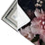 Led Wandbild Vintage Blumen Hochformat Materialvorschau