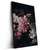 Led Wandbild Vintage Blumen Hochformat Produktvorschau Seitlich