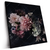 Led Wandbild Vintage Blumen Quadrat Produktvorschau Seitlich
