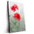 Led Wandbild Vintage Klatschmohn Hochformat Produktvorschau Seitlich