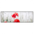 Led Wandbild Vintage Klatschmohn Panorama Produktvorschau Frontal