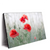 Led Wandbild Vintage Klatschmohn Querformat Produktvorschau Seitlich