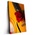 Led Wandbild Violine Rose Hochformat Produktvorschau Seitlich
