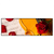 Led Wandbild Violine Rose Panorama Produktvorschau Frontal