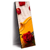 Led Wandbild Violine Rose Schmal Produktvorschau Seitlich