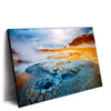 Led Wandbild Vulkan Island Querformat Produktvorschau Seitlich