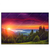 Led Wandbild Wald Bei Sonnenuntergang Querformat Produktvorschau Frontal