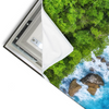 Led Wandbild Wald Meer Querformat Materialvorschau