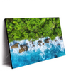 Led Wandbild Wald Meer Querformat Produktvorschau Seitlich