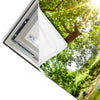 Led Wandbild Wald Mit Bach Bei Sonnenschein Quadrat Materialvorschau