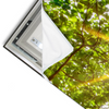 Led Wandbild Wald Mit Bach Bei Sonnenschein Schmal Materialvorschau