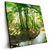 Led Wandbild Wald Mit Bach Quadrat Produktvorschau Seitlich