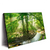 Led Wandbild Wald Mit Bach Querformat Produktvorschau Seitlich