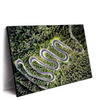 Led Wandbild Wald Strasse Luftaufnahme Querformat Produktvorschau Seitlich