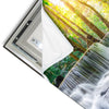 Led Wandbild Wald Wasserfall No 1 Hochformat Materialvorschau