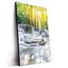 Led Wandbild Wald Wasserfall No 1 Hochformat Produktvorschau Seitlich