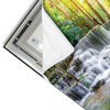 Led Wandbild Wald Wasserfall No 1 Querformat Materialvorschau