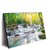 Led Wandbild Wald Wasserfall No 1 Querformat Produktvorschau Seitlich