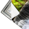 Led Wandbild Wald Wasserfall No 2 Hochformat Materialvorschau