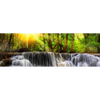 Led Wandbild Wald Wasserfall No 2 Panorama Motivvorschau