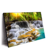 Led Wandbild Wald Wasserfall No 2 Querformat Produktvorschau Seitlich