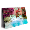 Led Wandbild Wald Wasserfall No 3 Querformat Produktvorschau Seitlich
