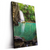 Led Wandbild Wald Wasserfall No 4 Hochformat Produktvorschau Seitlich