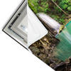 Led Wandbild Wald Wasserfall No 4 Querformat Materialvorschau