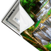 Led Wandbild Wald Wasserfall No 6 Querformat Materialvorschau