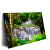 Led Wandbild Wald Wasserfall No 6 Querformat Produktvorschau Seitlich