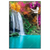 Led Wandbild Wald Wasserfall No 7 Hochformat Produktvorschau Frontal