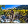 Led Wandbild Waldhuette Am Fluss Querformat Motivvorschau