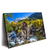 Led Wandbild Waldhuette Am Fluss Querformat Produktvorschau Seitlich