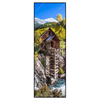 Led Wandbild Waldhuette Am Fluss Schmal Produktvorschau Frontal