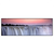 Led Wandbild Wasserfall Bei Abendroete Panorama Produktvorschau Frontal