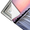 Led Wandbild Wasserfall Bei Abendroete Querformat Materialvorschau