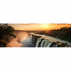 Led Wandbild Wasserfall Bei Abendsonne Panorama Motivvorschau