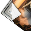 Led Wandbild Wasserfall Bei Abendsonne Querformat Materialvorschau