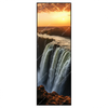 Led Wandbild Wasserfall Bei Abendsonne Schmal Produktvorschau Frontal
