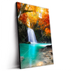 Led Wandbild Wasserfall Im Wald Hochformat Produktvorschau Seitlich
